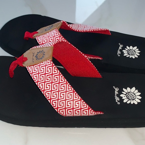 YELLOW BOX FLIP FLOPS SANDALS WOMENS SIZE 10 Worn 1x - Picture 6 of 10